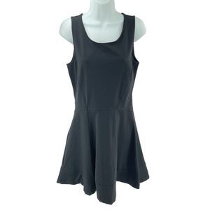 Cynthia Rowley fit and flare skater dress mini black medium EUC